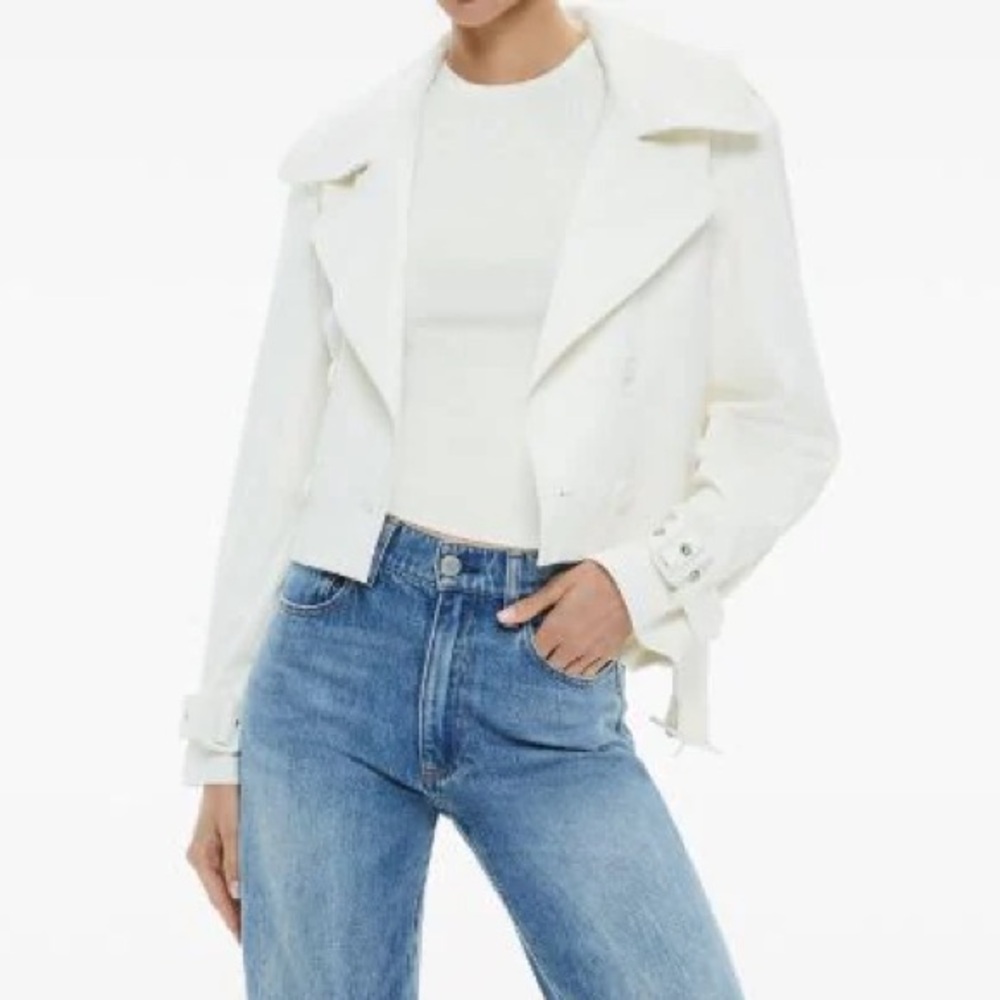 Cropped Trench Jacket